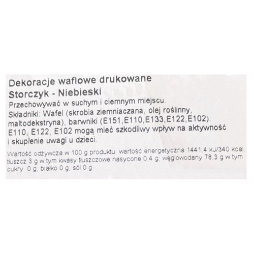 Kwiaty ozdoby na tort storczyk waflowy orchidea dekoracje urodzinowe niebieski 10 sztuk
